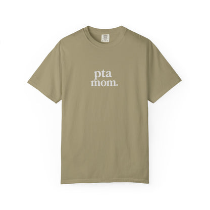 PTA Mom T-Shirt for Adult Relaxed Fit Tee, Casual Wear, Perfect Gift for Mother's Day, Back-to-School Events, School Spirit Wear