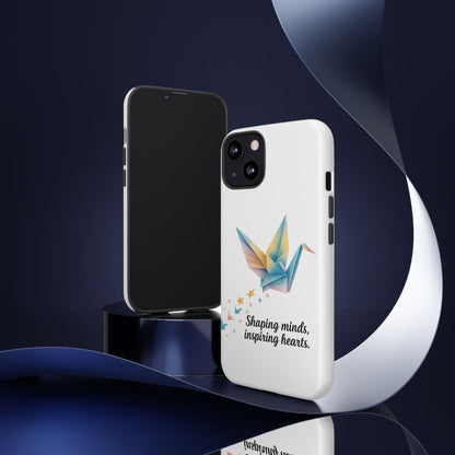 Phone Case: Inspirational Origami Crane Design, Unique Cell Cover, Motivational Gift, Custom Phone Protector, Perfect for Students & [...]