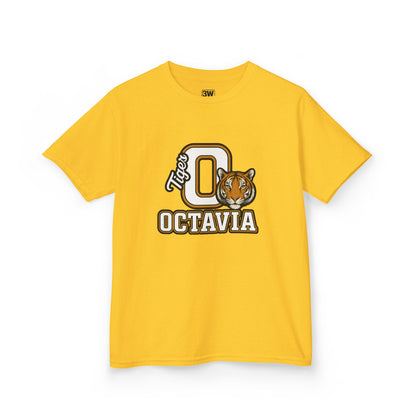 Personalized Tiger Mascot T-Shirt – Custom Name Varsity Style School Spirit Tee, Sports Team Pride Shirt, Gift for Kids & Adults