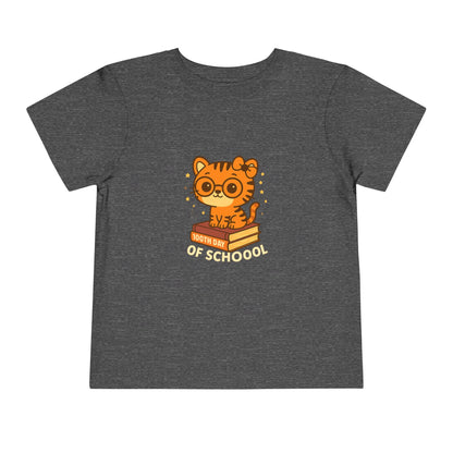 100th Day of School Tiger Spirit Tee – Cute Back-to-School Pride Shirt for Kids