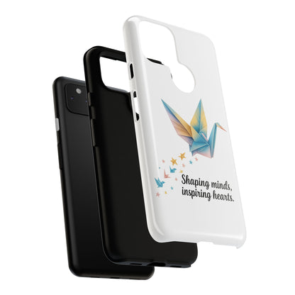 Phone Case: Inspirational Origami Crane Design, Unique Cell Cover, Motivational Gift, Custom Phone Protector, Perfect for Students & [...]