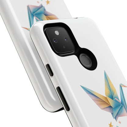 Phone Case: Inspirational Origami Crane Design, Unique Cell Cover, Motivational Gift, Custom Phone Protector, Perfect for Students & [...]