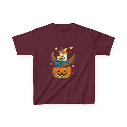 Kids Tee - Cute Eagle Halloween Pumpkin Shirt – Reading Eagle Jack-O’-Lantern Tee