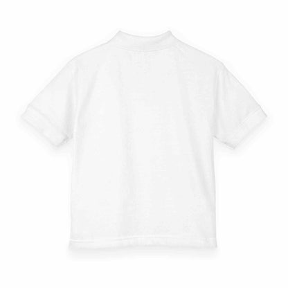 Youth wearing Eric's Piano School polo shirt for music lessons
