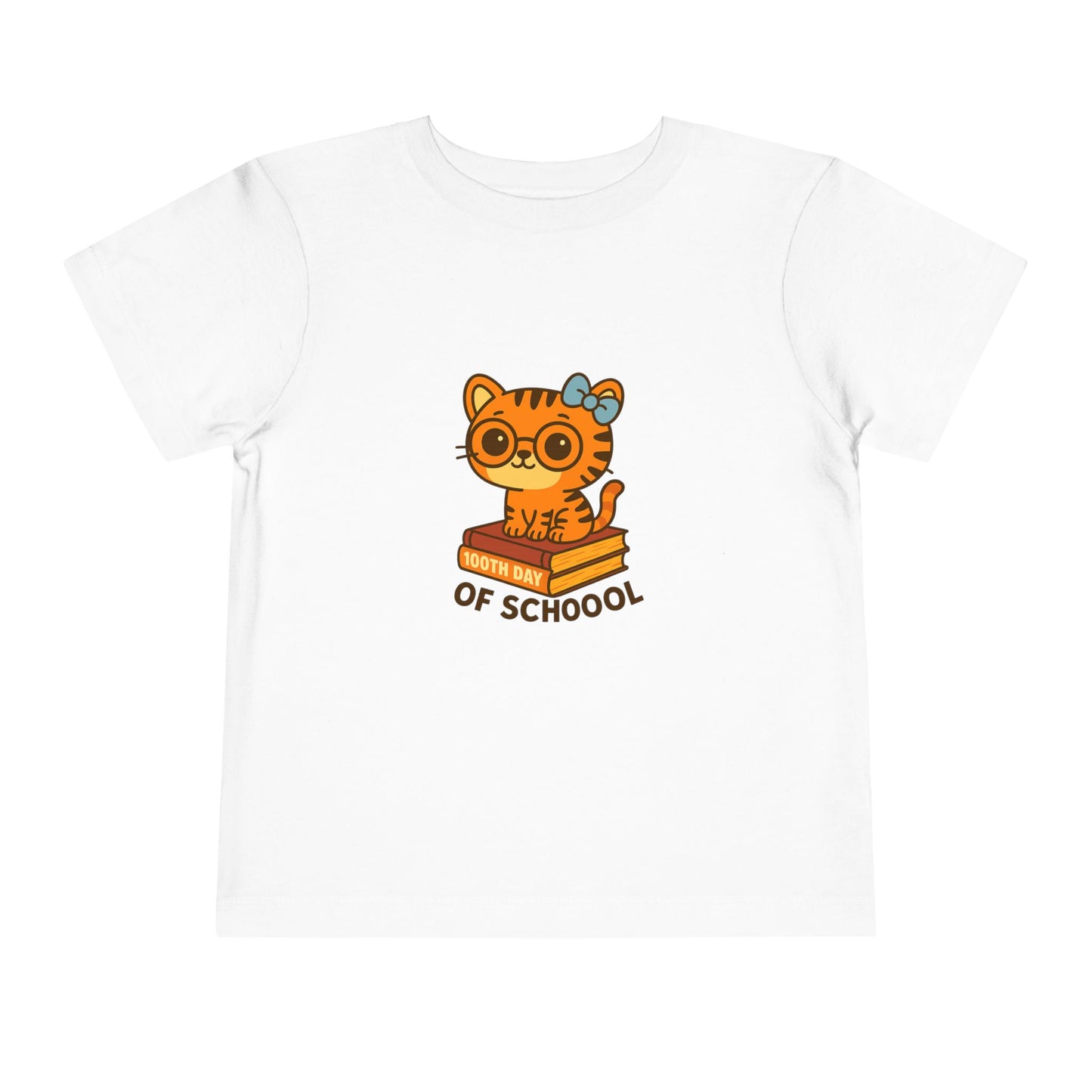 100th Day of School Tiger Spirit Tee – Cute Back-to-School Pride Shirt for Kids