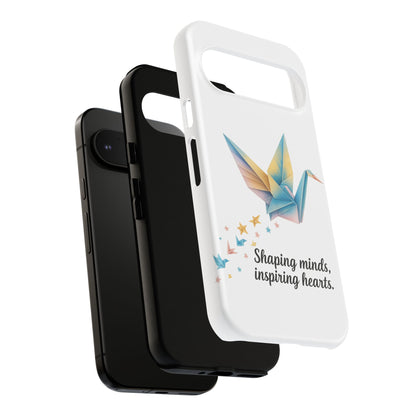 Phone Case: Inspirational Origami Crane Design, Unique Cell Cover, Motivational Gift, Custom Phone Protector, Perfect for Students & [...]