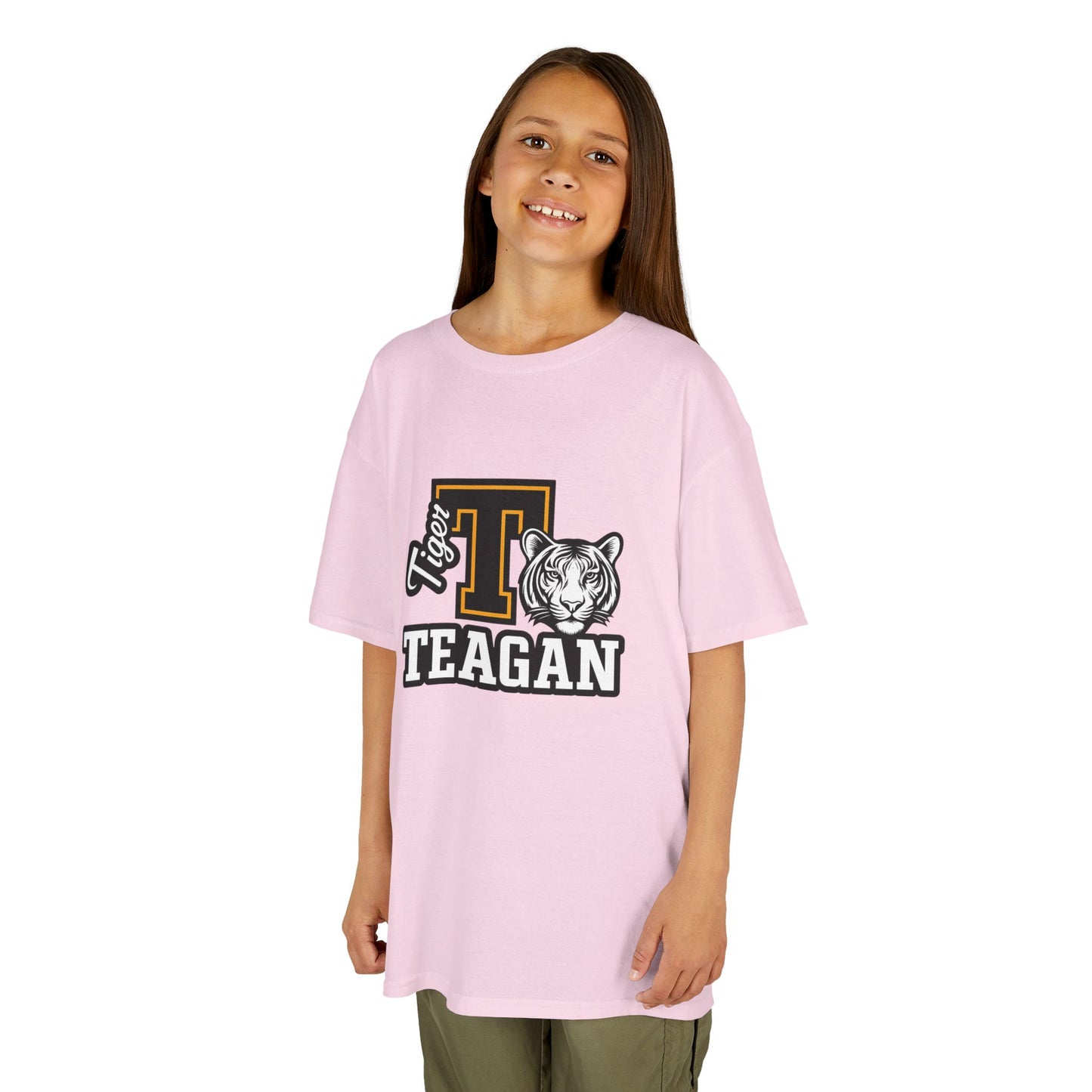 Personalized Kids Tiger Tee | Cool Animal Shirt | Perfect for Gifts, Birthdays, School Events, Weekend Wear