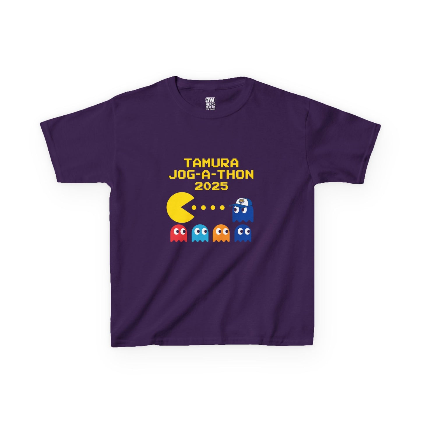 Custom Tamura Jog-A-Thon 2025 Retro PAC-MAN Shirt | School Spirit Tee | Race Day Fundraiser T-Shirt | Unisex Graphic Tee
