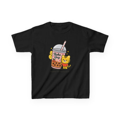 Kids Tee - Kawaii Boba Girl Bubble Tea Shirt, Cute Bear T-Shirt for Trendy Kids 2025