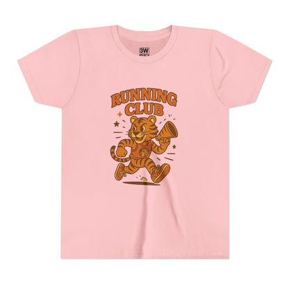 Youth Running Club Tee, Sporty Kids T-Shirt, Activewear for Boys & Girls, Perfect Gift for Young Athletes, Cute Running Shirt