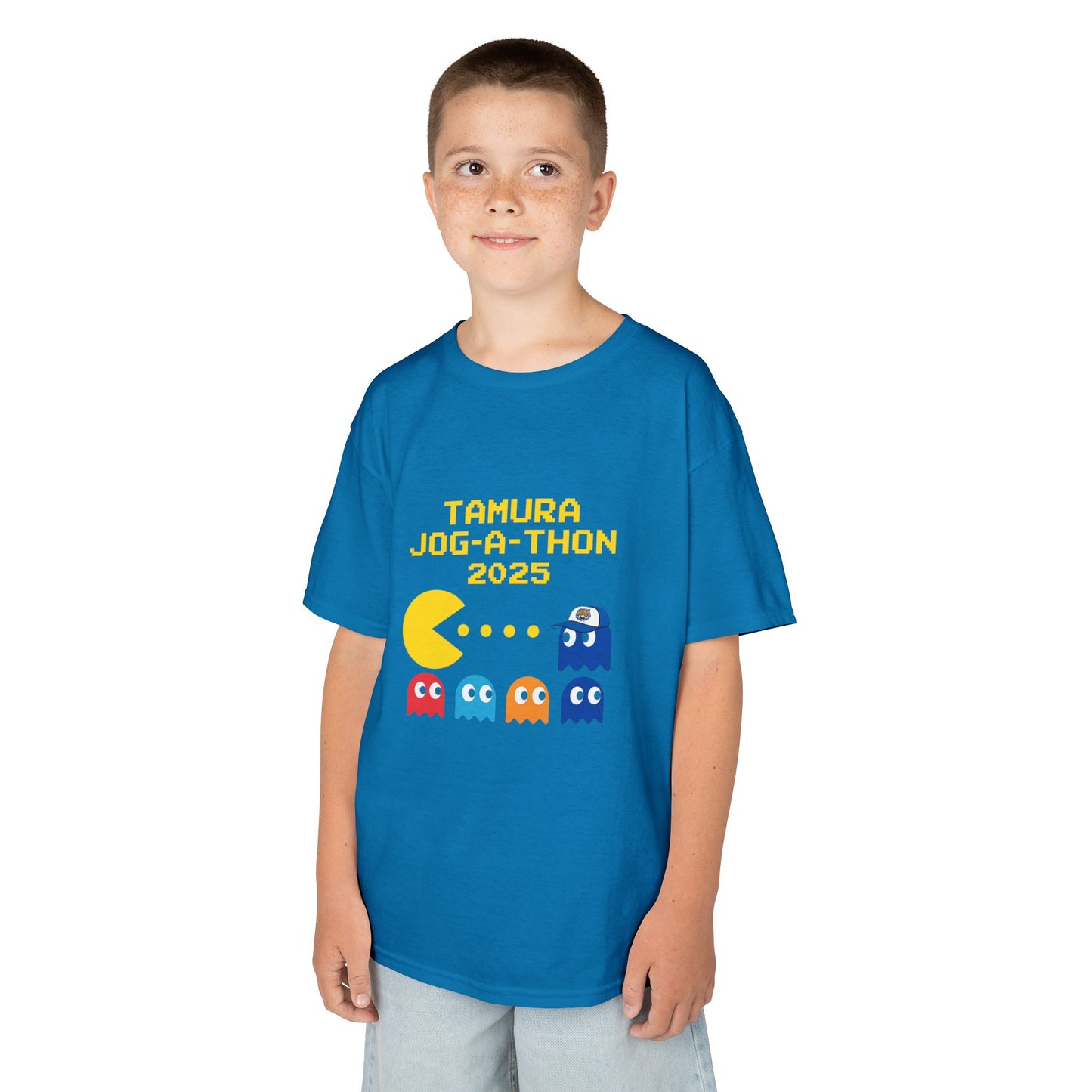 Custom Tamura Jog-A-Thon 2025 Retro PAC-MAN Shirt | School Spirit Tee | Race Day Fundraiser T-Shirt | Unisex Graphic Tee