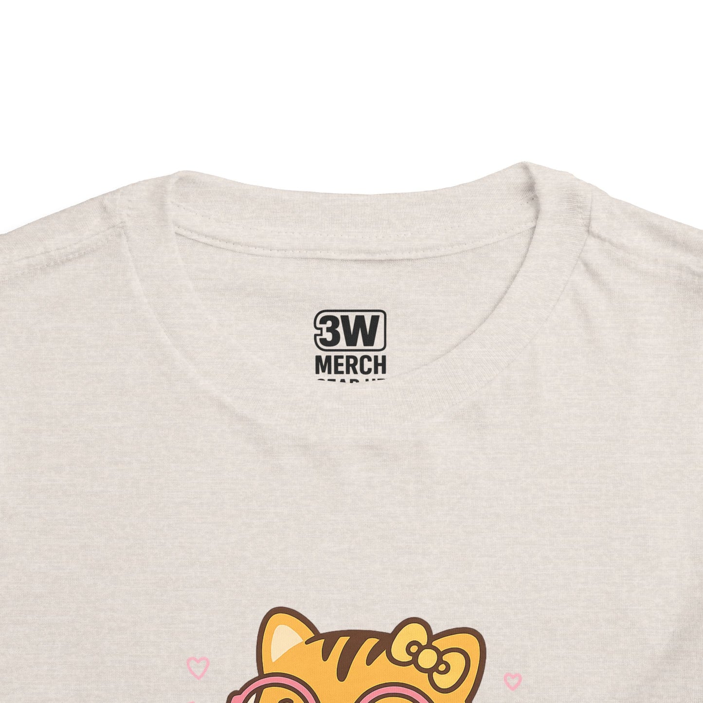 Cute Tiger Pride Toddler Tee, Kids' Short Sleeve Shirt, Animal Lover Gift, Back to School, Birthday Celebration
