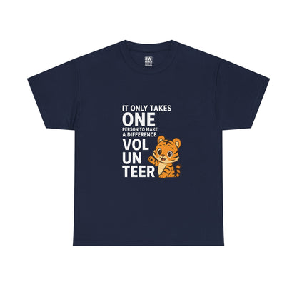 Volunteer Tiger T-Shirt, Super Soft, Customizable, garment-dyed