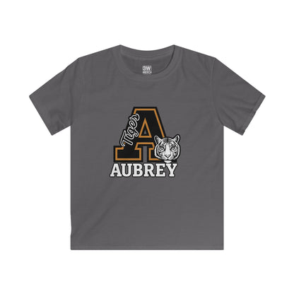 Kids Tee - Personalized Custom Tigers School Mascot Spirit Soft Style Tee for Back to School