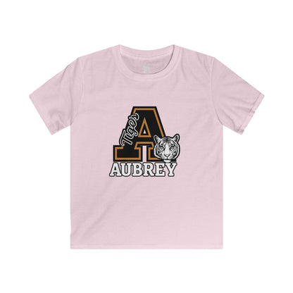 Kids Tee - Personalized Custom Tigers School Mascot Spirit Soft Style Tee for Back to School