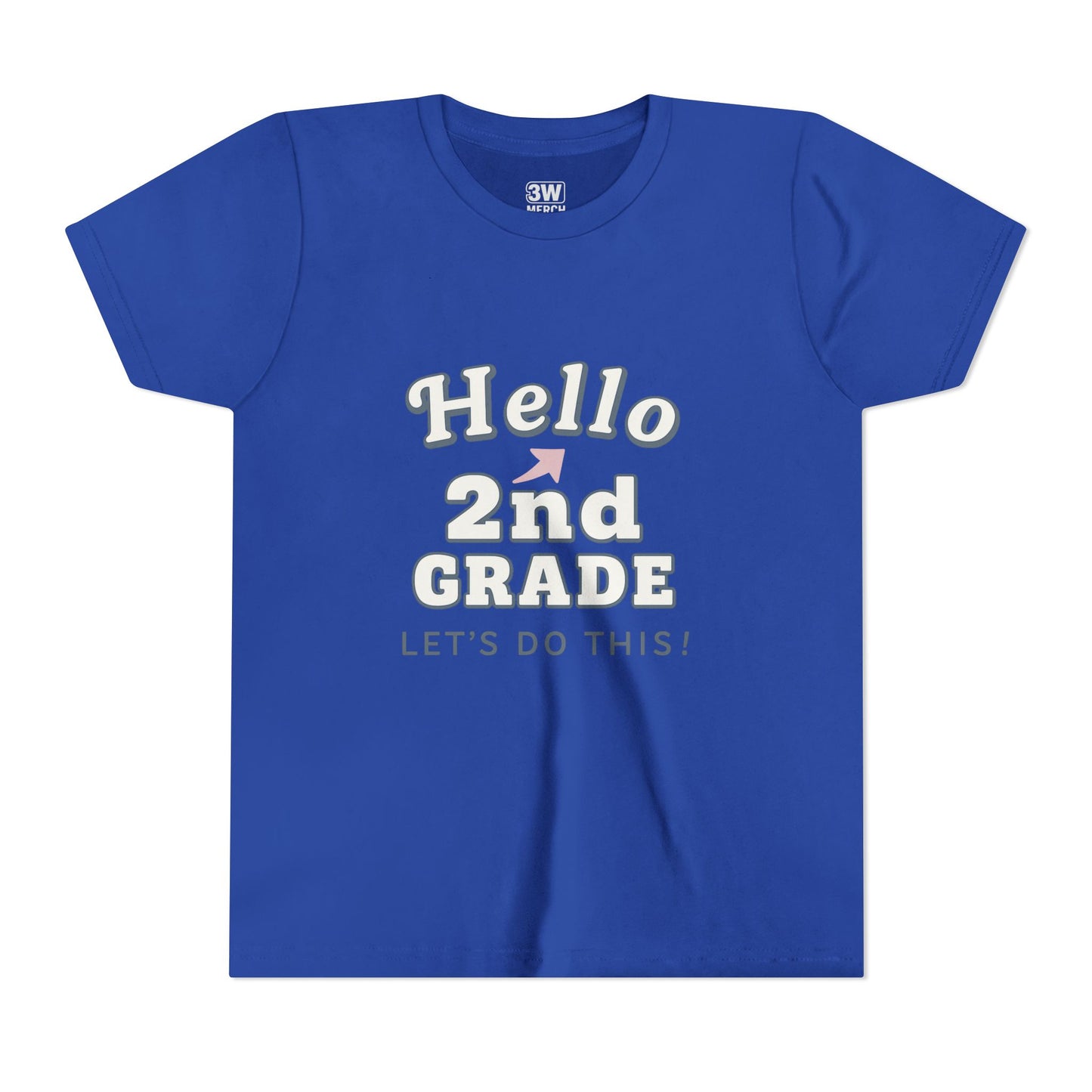Hello 2nd Grade Youth Tee | Back to School Shirt, Kids Learning Gear, Fun Classroom Clothing, Educational Apparel, Teacher Gift