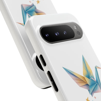 Phone Case: Inspirational Origami Crane Design, Unique Cell Cover, Motivational Gift, Custom Phone Protector, Perfect for Students & [...]