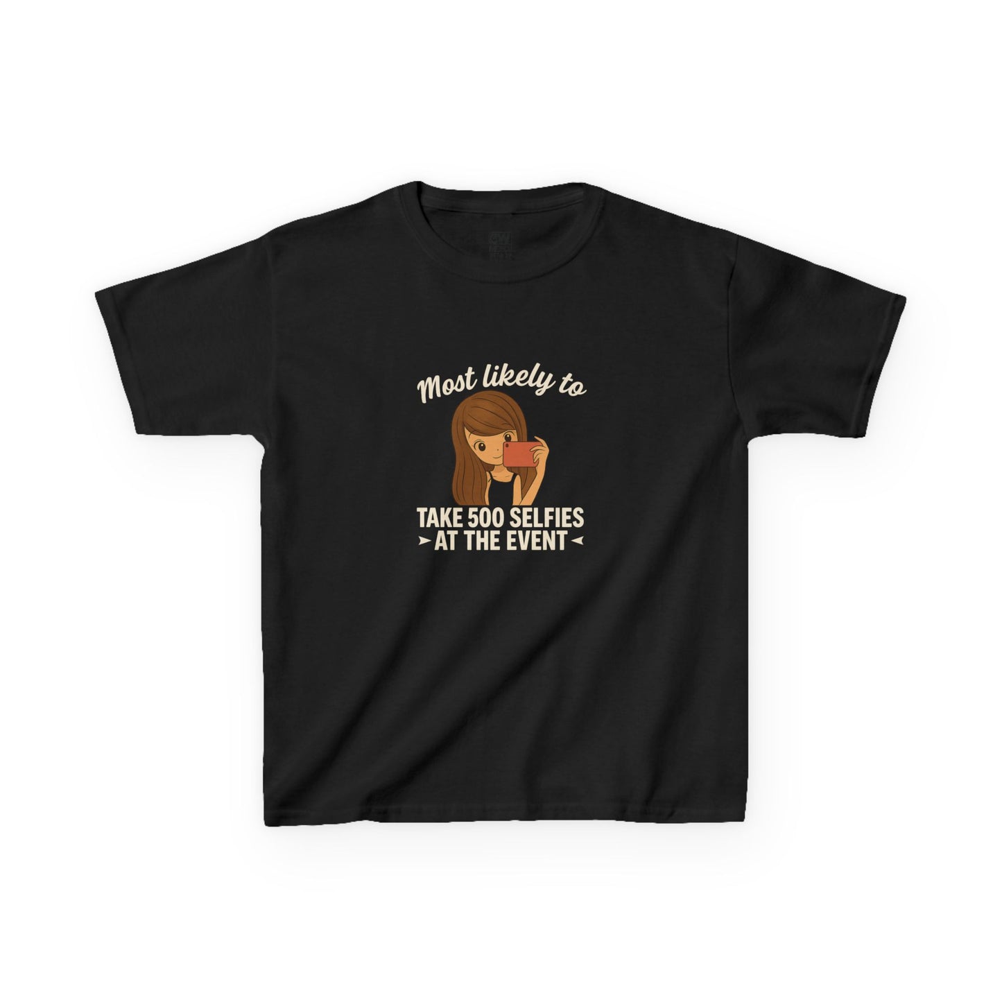 Kids Tee - Selfie Motivational Trendy Fun Design for Kids