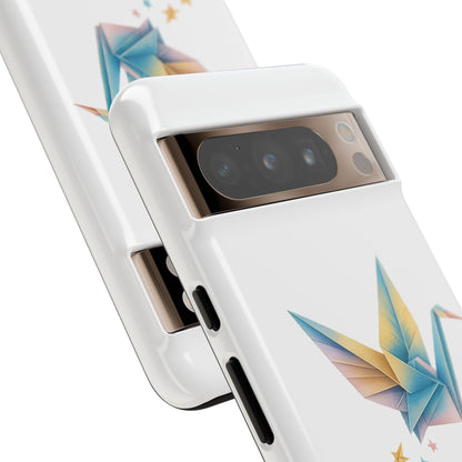 Phone Case: Inspirational Origami Crane Design, Unique Cell Cover, Motivational Gift, Custom Phone Protector, Perfect for Students & [...]