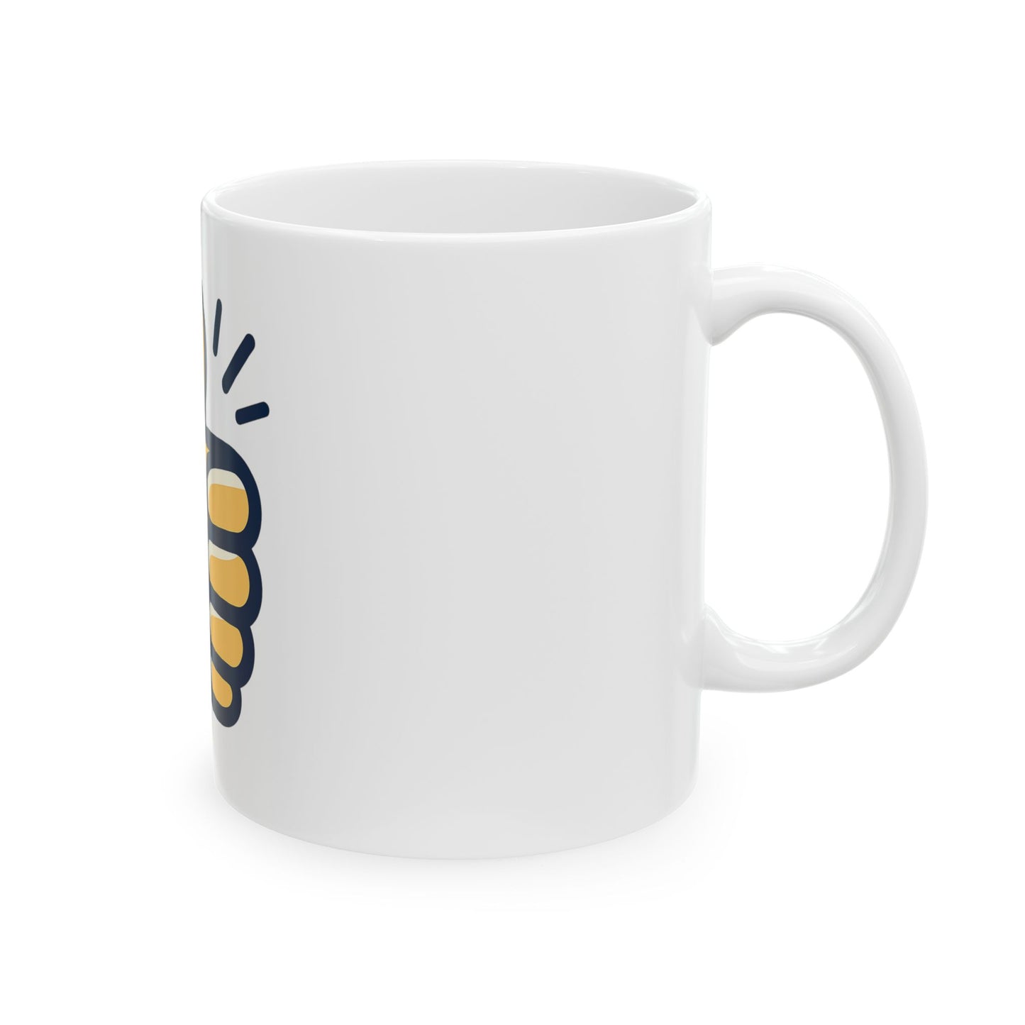 Thumbs up Emoji Ceramic Mug - Perfect Gift for Friends, Coffee Lovers, Valentine's Day, Anniversary, Cute Home Decor