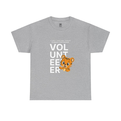 Volunteer Tiger T-Shirt, Super Soft, Customizable, garment-dyed