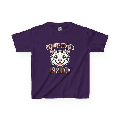 White Tiger Pride T-Shirt - Kids Softstyle Tee
