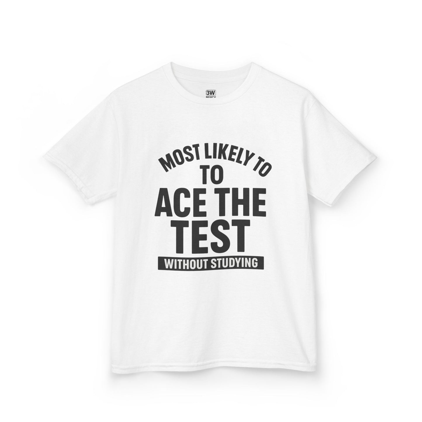 Most Likely to Ace the Test Kids Tee, Motivational Kids Shirt, Back to School Gift, Funny Teacher Gift, Classroom Humor T-Shirt