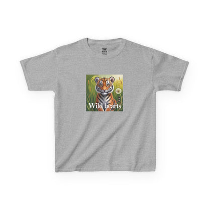Wild Hearts Kids Tee - Fun Cotton Shirt for Young Adventurers, Birthday Gift, Animal Lover Apparel, Everyday Wear