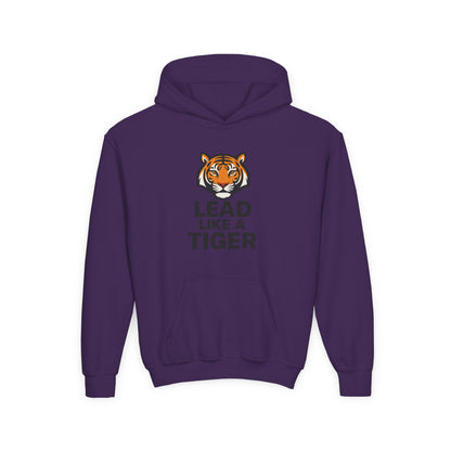 Lead Like a Tiger Hoodie – Motivational School Spirit Youth Heavy blend Sweatshirt