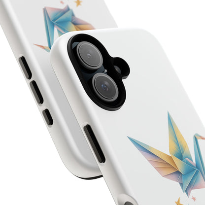 Phone Case: Inspirational Origami Crane Design, Unique Cell Cover, Motivational Gift, Custom Phone Protector, Perfect for Students & [...]