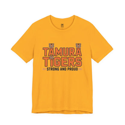 Adult Tiger Print Unisex Tee - Tamura Tigers Design