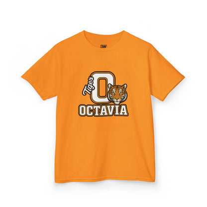 Personalized Tiger Mascot T-Shirt – Custom Name Varsity Style School Spirit Tee, Sports Team Pride Shirt, Gift for Kids & Adults