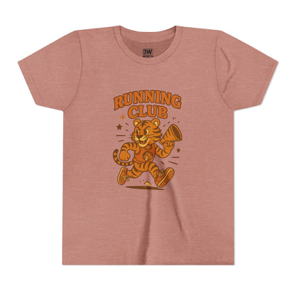 Youth Running Club Tee, Sporty Kids T-Shirt, Activewear for Boys & Girls, Perfect Gift for Young Athletes, Cute Running Shirt