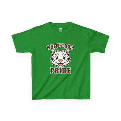 White Tiger Pride T-Shirt - Kids Softstyle Tee