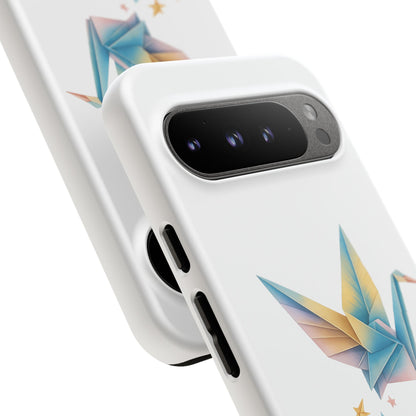 Phone Case: Inspirational Origami Crane Design, Unique Cell Cover, Motivational Gift, Custom Phone Protector, Perfect for Students & [...]