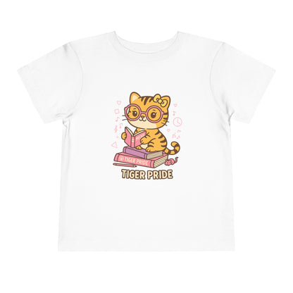 Cute Tiger Pride Toddler Tee, Kids' Short Sleeve Shirt, Animal Lover Gift, Back to School, Birthday Celebration
