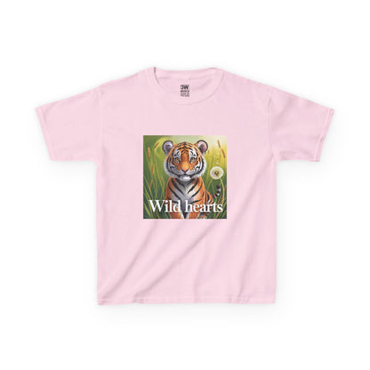 Wild Hearts Kids Tee - Fun Cotton Shirt for Young Adventurers, Birthday Gift, Animal Lover Apparel, Everyday Wear