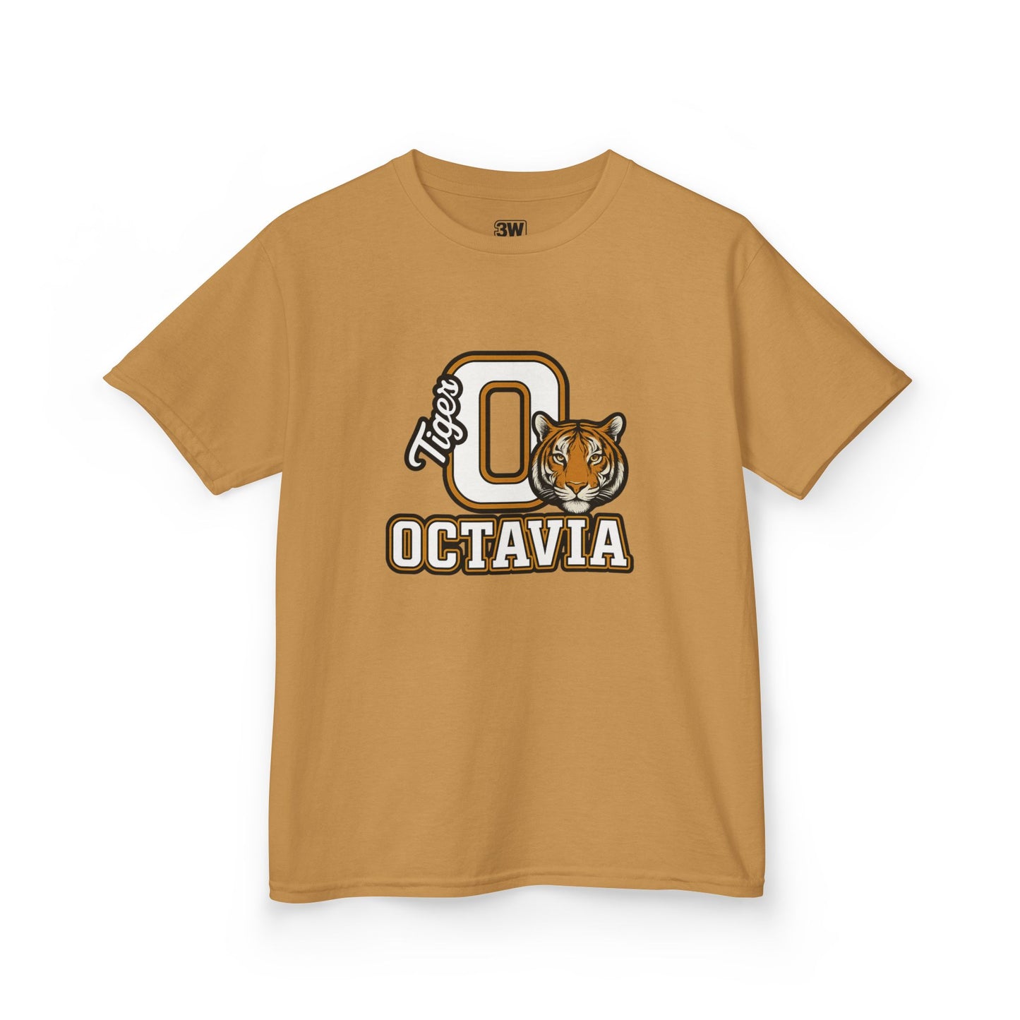 Personalized Tiger Mascot T-Shirt – Custom Name Varsity Style School Spirit Tee, Sports Team Pride Shirt, Gift for Kids & Adults