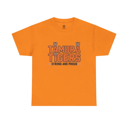 Adult Tiger Print Unisex Tee - Tamura Tigers Design