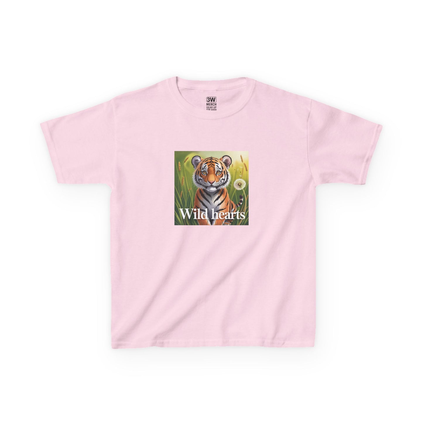 Wild Hearts Kids Tee - Fun Cotton Shirt for Young Adventurers, Birthday Gift, Animal Lover Apparel, Everyday Wear