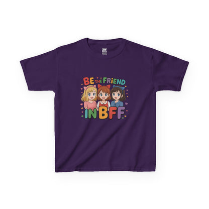 Kids Tee Be the FRIEND in BFF best friendT-shirt, Motivational Wear, Fun Kids Clothing