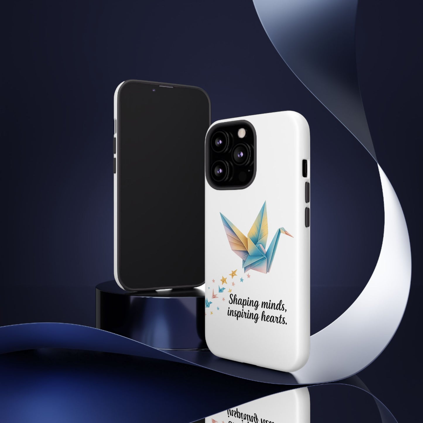 Phone Case: Inspirational Origami Crane Design, Unique Cell Cover, Motivational Gift, Custom Phone Protector, Perfect for Students & [...]