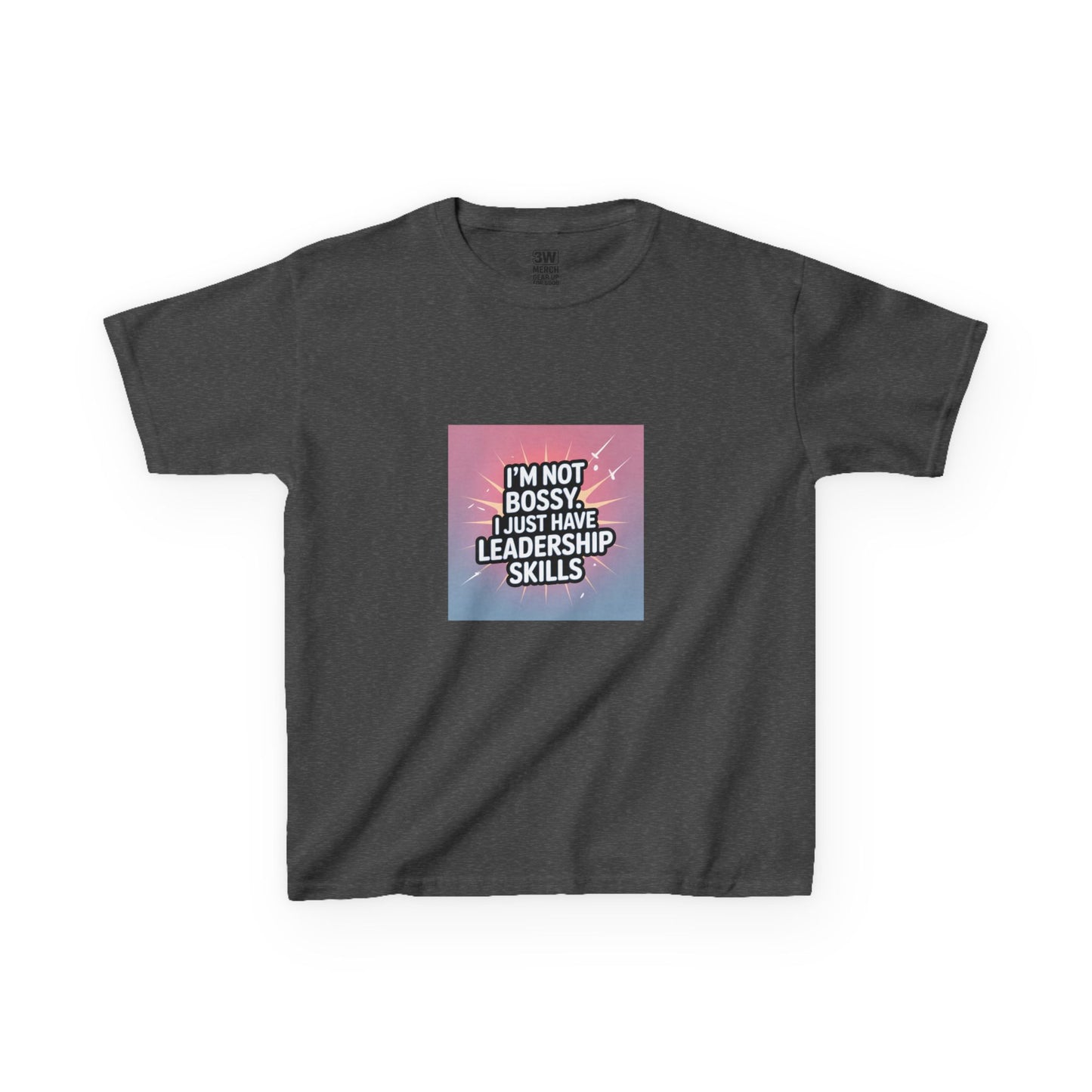 Leadership Skills Kids Tee, Funny Slogan T Shirt, Gift for Young Leaders, Motivational Wear, Birthday Gift, Inspirational Kids Apparel