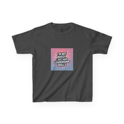 Leadership Skills Kids Tee, Funny Slogan T Shirt, Gift for Young Leaders, Motivational Wear, Birthday Gift, Inspirational Kids Apparel
