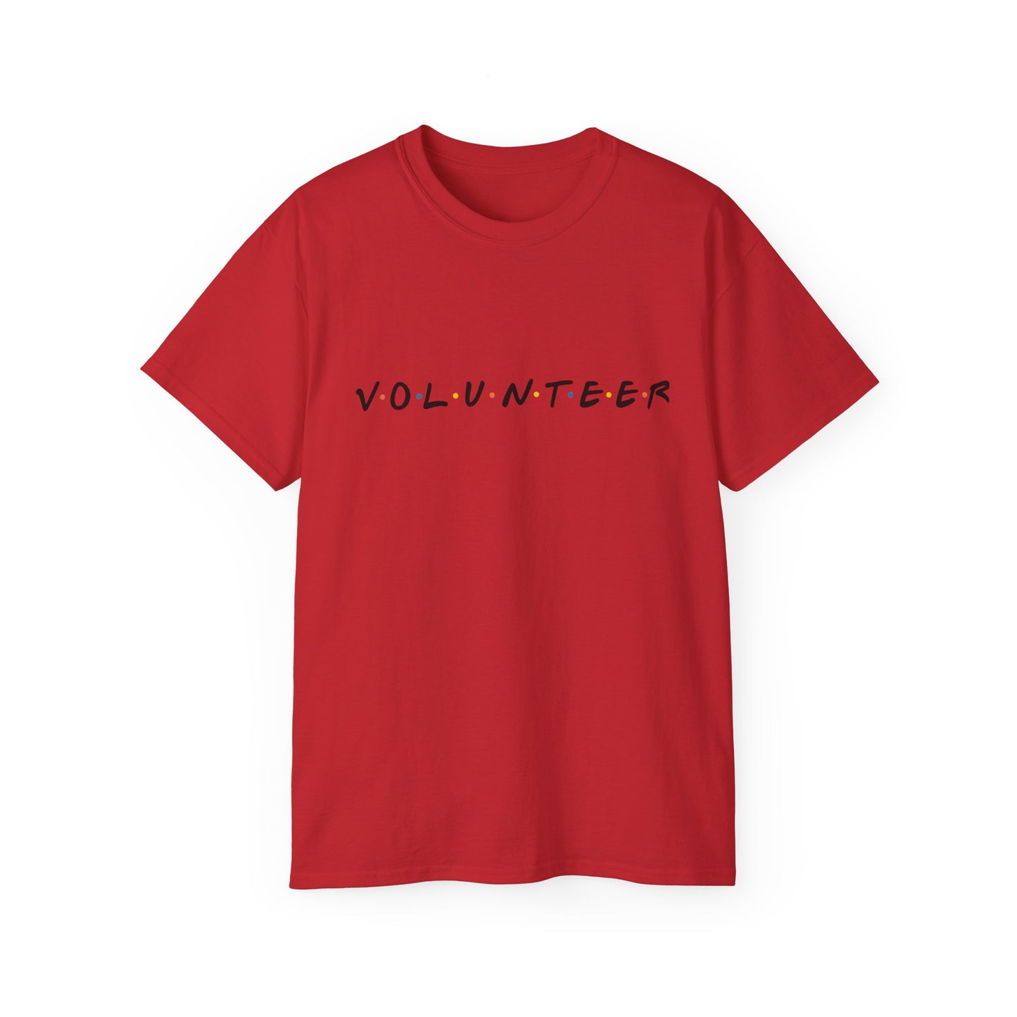 Adult Volunteer Unisex Tee, Casual Cotton Shirt, Fundraiser T-Shirt, Community Service Apparel, Gift for Volunteers, Everyday Wear