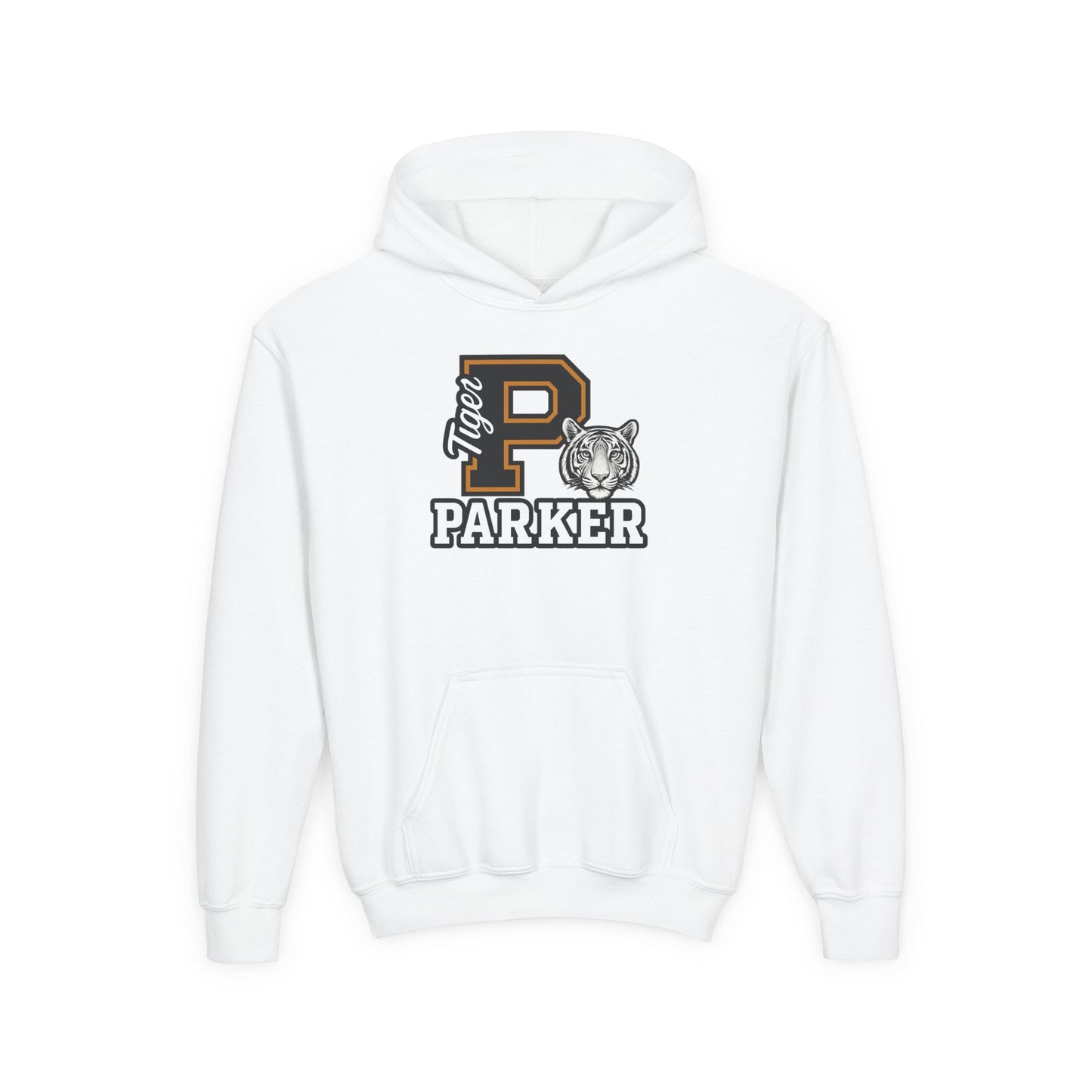 Personalized Youth Tiger Hoodie,Sweatshirt for Kids, Perfect Gift for Birthdays, Sports Events, and Back-to-School
