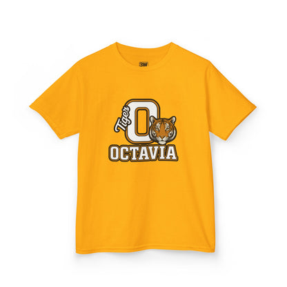 Personalized Tiger Mascot T-Shirt – Custom Name Varsity Style School Spirit Tee, Sports Team Pride Shirt, Gift for Kids & Adults