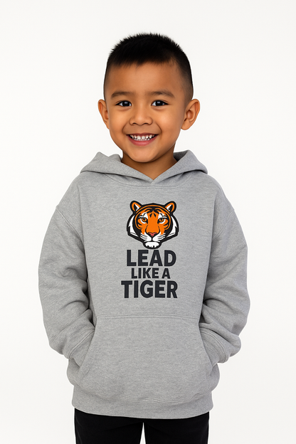 Lead Like a Tiger Hoodie – Motivational School Spirit Youth Heavy blend Sweatshirt
