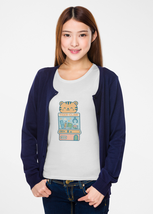 Cute Tiger-Claw Youth Tee - Fun Graphic T-Shirt for Kids, Playful Outfit, Birthday Gift, Animal Lover Shirt, Colorful Kids Apparel