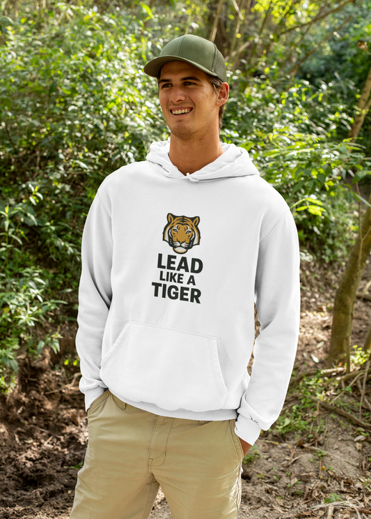 Adult Lead Like a Tiger Hoodie, Motivational Fleece Sweatshirt, Unisex Animal Hoodie, Gift for Students, Leadership Apparel, Inspirational [...]